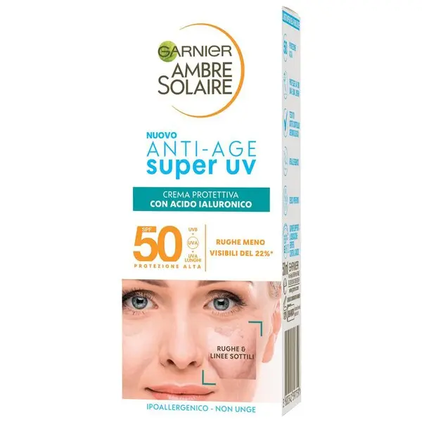 Garnier Ambre Solaire Anti-Age Super UV Sonnenschutz Creme LSF 50