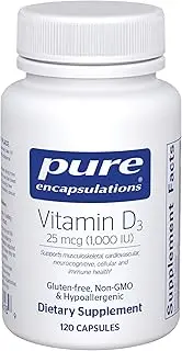 Pure Encapsulations Vitamin D3 125mcg (5000 IU)